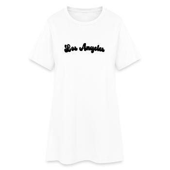 Los Angeles 8 - Robe T-shirt Femme - blanc - Devant