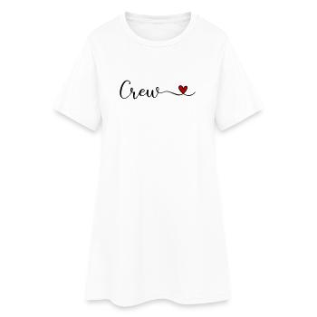équipage - Robe T-shirt Femme - blanc - Devant