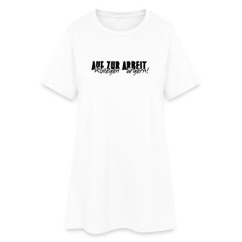 Kollegen Arbeit Beruf Büro lustig Spruch Geschenk - Frauen T-Shirt-Kleid - Weiß - Vorne
