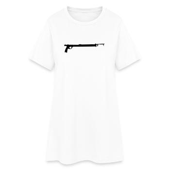 Harpune - Frauen T-Shirt-Kleid - Weiß - Vorne