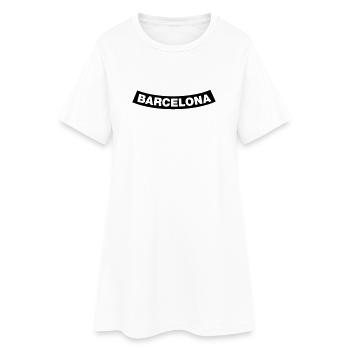 Chapitre Barcelone Élément 1C (JGA MC-Rocker-Style) - Robe T-shirt Femme - blanc - Devant