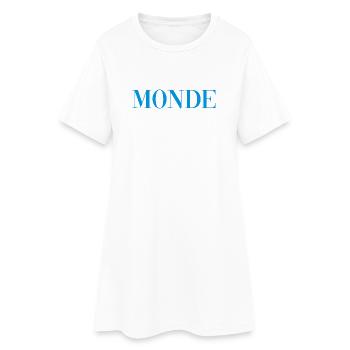 Moons - Women’s T-Shirt Dress - white - Front