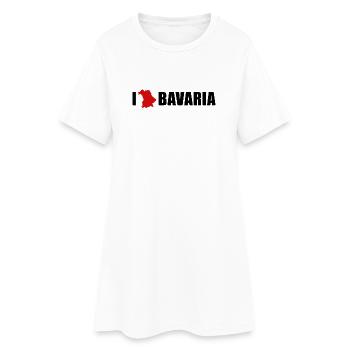 J’adore Bavaria Bayern Liebe - Robe T-shirt Femme - blanc - Devant
