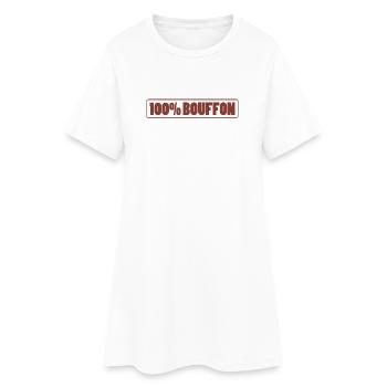 100% FOOL - Women’s T-Shirt Dress - white - Front