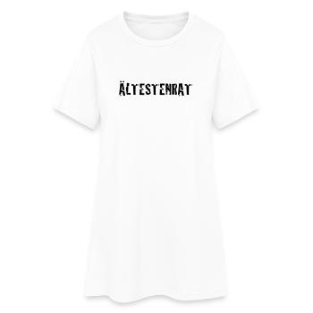 Ältestenrat | Stamm | alter | Rente | Rentner - Robe T-shirt Femme - blanc - Devant