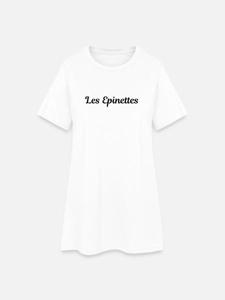 Epinettes Paris - Robe T-shirt Femme - blanc