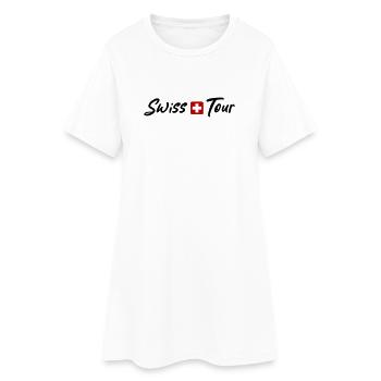 Vacances Swiss Tour Switzerland - Robe T-shirt Femme - blanc - Devant