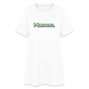 Human Nature Connection - Women’s T-Shirt Dress - white - Front