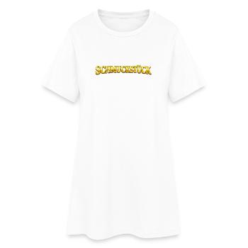 Golden Masterpiece Typography Schmuckstück german  - Women’s T-Shirt Dress - white - Front