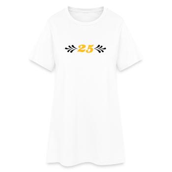 2541614 14743929 noces d’argent - Robe T-shirt Femme - blanc - Devant