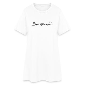 Brautmädel Junggesellinnenabschied - Frauen T-Shirt-Kleid - Weiß - Vorne