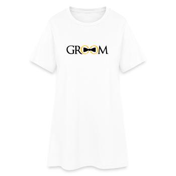 groom ringe team junggesellenabschied bachelor par - Frauen T-Shirt-Kleid - Weiß - Vorne
