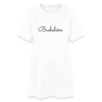 Bachelière - Robe T-shirt Femme - blanc - Devant