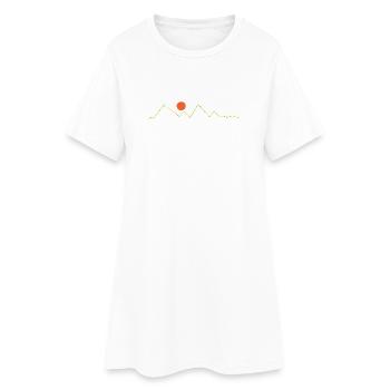 mountains - Women’s T-Shirt Dress - white - Front