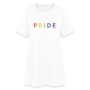Pride - Women’s T-Shirt Dress - white - Front