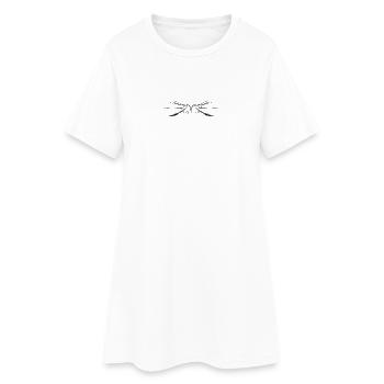 filigree decoration 2 - Women’s T-Shirt Dress - white - Front