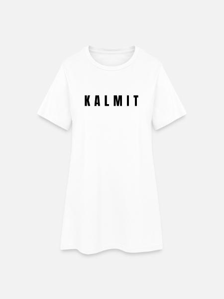 Waldkauz - Frauen T-Shirt-Kleid - Weiß