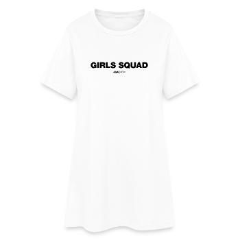Girls Squad (JGA - Jungesellenabschied) - Frauen T-Shirt-Kleid - Weiß - Vorne