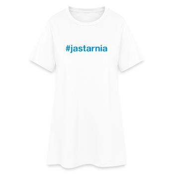 Jastarnia Polska Polen - Frauen T-Shirt-Kleid - Weiß - Vorne