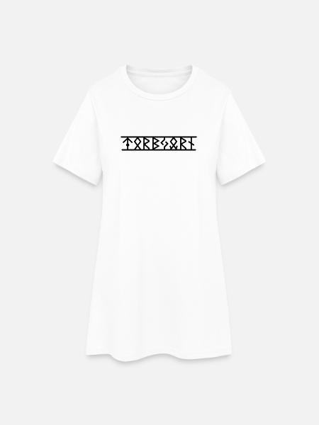 Torbjörn - Robe T-shirt Femme - blanc