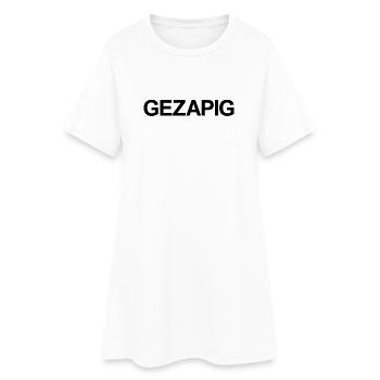 Paresseux – Humeur détendue flamande - Robe T-shirt Femme - blanc - Devant