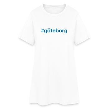 Göteborg Sweden Schweden - Frauen T-Shirt-Kleid - Weiß - Vorne