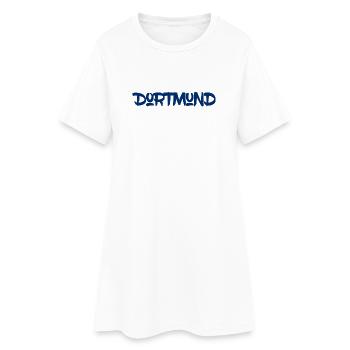Dortmund - Ruhrpott - NRW - Zeche - Zollverein - Frauen T-Shirt-Kleid - Weiß - Vorne