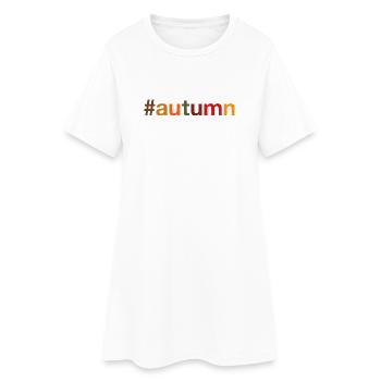 AUTOMNE Herbst - Robe T-shirt Femme - blanc - Devant