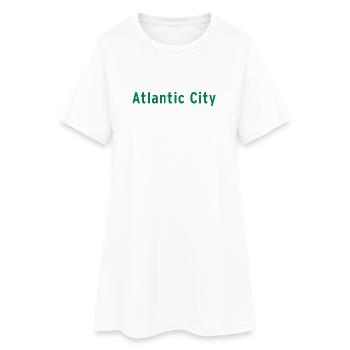 Ville d’Atlantique - Robe T-shirt Femme - blanc - Devant