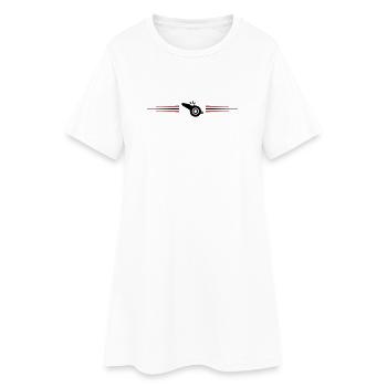 Whistle Whistle Line - Women’s T-Shirt Dress - white - Front