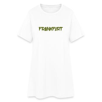Frankfurt - Main - Hessen - Römer - Höchst - Frauen T-Shirt-Kleid - Weiß - Vorne