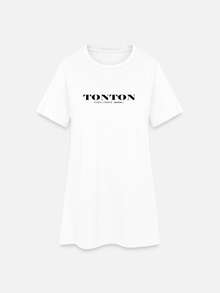 tonton cool gentil barbu - Robe T-shirt Femme - blanc