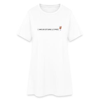 L' amour est dans le SPRITZ Humour Apéro - Robe T-shirt Femme - blanc - Devant