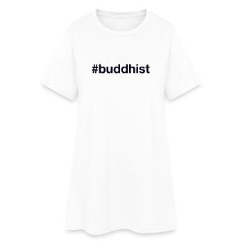 Bouddhisme bouddhiste Bouddhisme - Robe T-shirt Femme - blanc - Devant