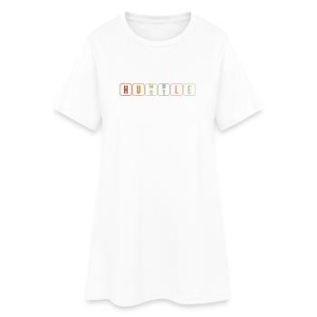 Bescheidener Hustle Unternehmer Geschäftsmann Businesswo - Frauen T-Shirt-Kleid - Weiß - Vorne
