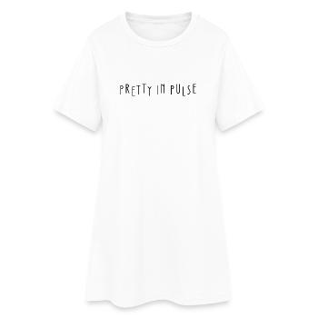 Pretty In Pulse - Robe T-shirt Femme - blanc - Devant