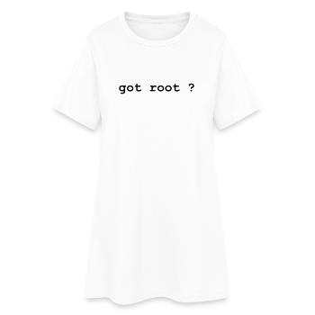 Geek - GOOT ROOT ? - Robe T-shirt Femme - blanc - Devant