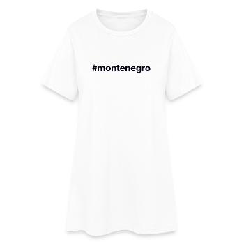 MONTENGRO Hashtag - Robe T-shirt Femme - blanc - Devant