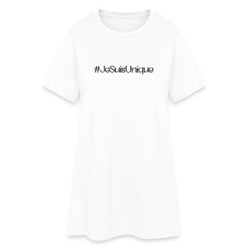 Je suis Unique - Robe T-shirt Femme - blanc - Devant