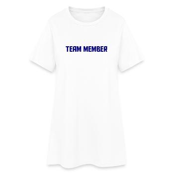 Team Member - Women’s T-Shirt Dress - white - Front