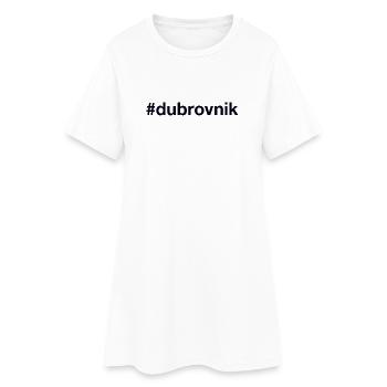 Dubrovnik Hrvatska Croatia Kroatien Hashtag - Robe T-shirt Femme - blanc - Devant