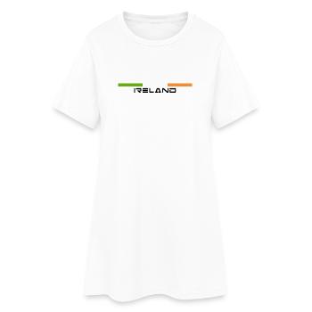 drapeau Ireland flag - Robe T-shirt Femme - blanc - Devant
