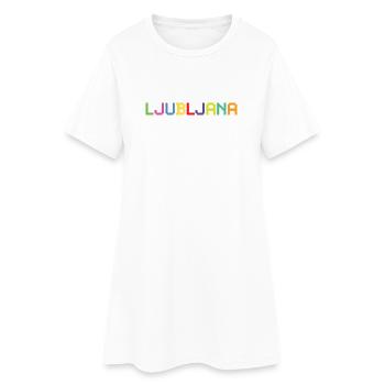 LJUBLJANA Slovenia Slowenien - Women’s T-Shirt Dress - white - Front