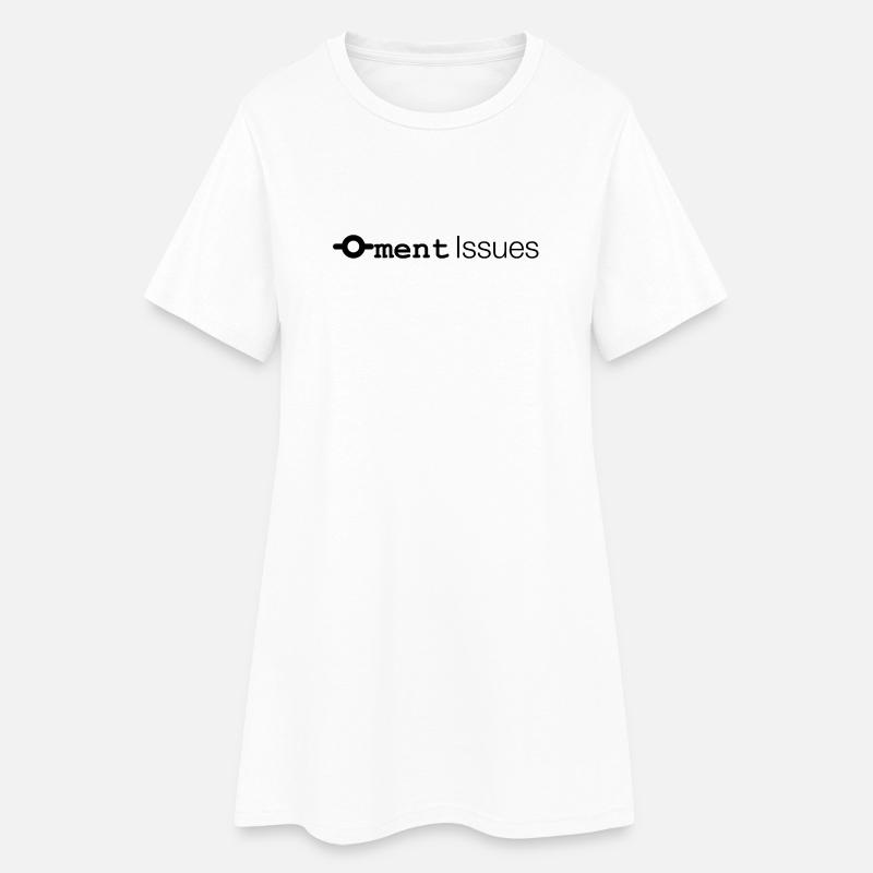 Commitment Issues - Frauen T-Shirt-Kleid - Weiß