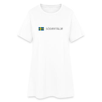 Drapeau de la Suède - Södertälje - Sverige - Schweden - Robe T-shirt Femme - blanc - Devant