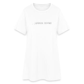 Chemise à effort minimal – Déclaration paresseuse drôle - Robe T-shirt Femme - blanc - Devant
