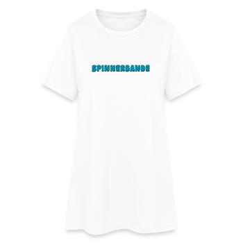 Bande de Louches - Robe T-shirt Femme - blanc - Devant