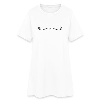 Gamme d’ornements - Robe T-shirt Femme - blanc - Devant