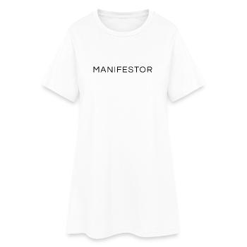 Manifestateur - Robe T-shirt Femme - blanc - Devant