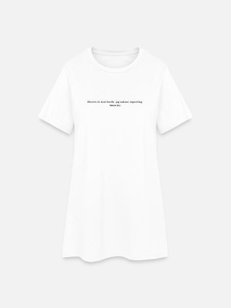 Le Seigneur est mon berger, je ne manque de rien. - Robe T-shirt Femme - blanc